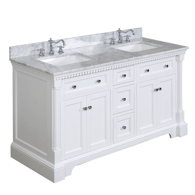 KBC Sydney 60" Double Bathroom Vanity Set & Reviews Wayfair